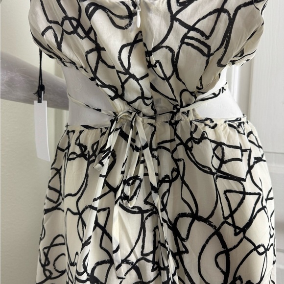 Astr Black and White Spaghetti Strap Maxi Sundress Size Small. A44 - Picture 13 of 17